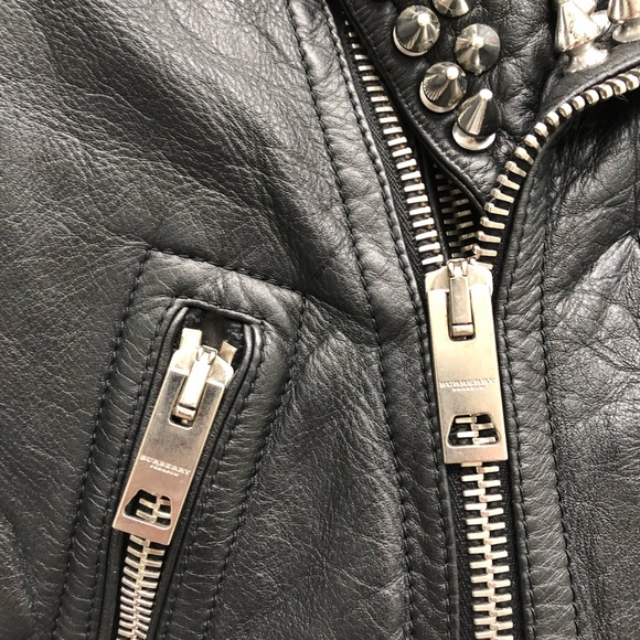 Burberry Prorsum SS11 Studded Leather Biker Vest - Picture 11 of 12